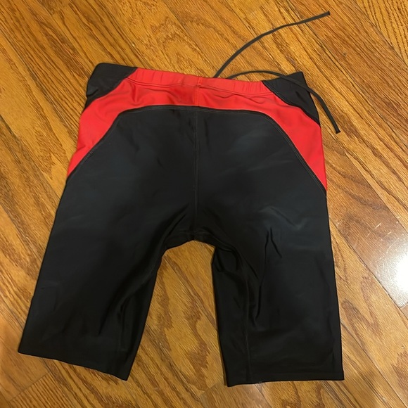 Nike Red Black Swim Jammers - Picture 4 of 7